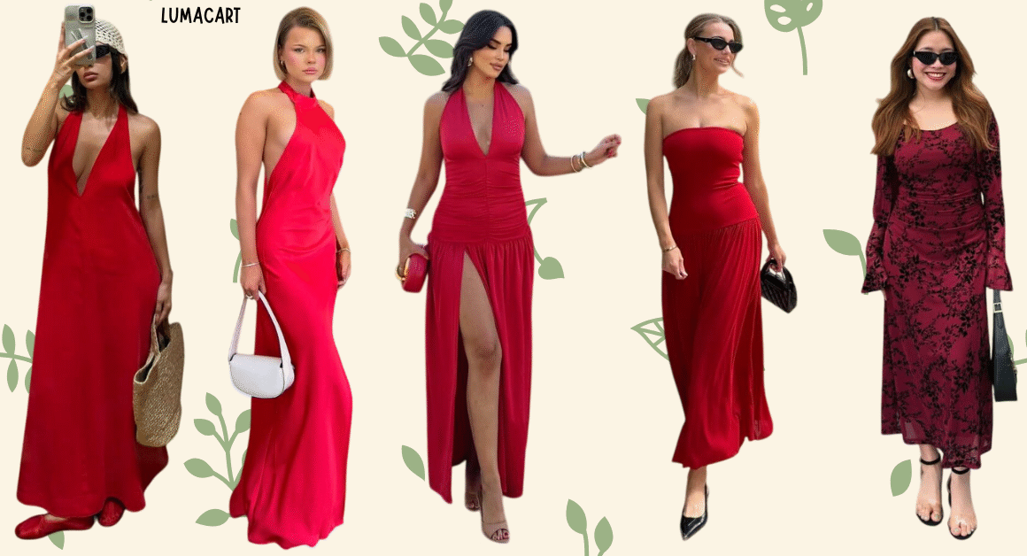 Red Maxi Dres