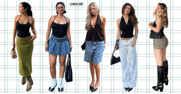 Black Halter Top Outfit Ideas You’ll Want to Copy ASAP