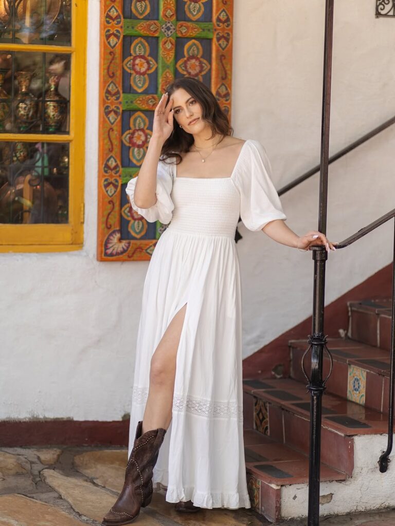 Long White Maxi Dress