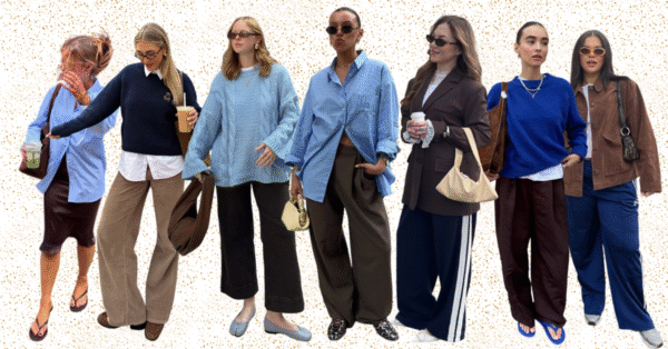 Why Blue and Brown Outfits Is the Chicest Color Combo of the Season
